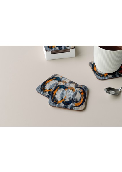 Dekoratif Bardak Altlığı Circle Design 446
