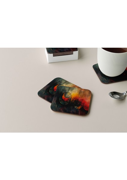 Dekoratif Bardak Altlığı Circle Design 457