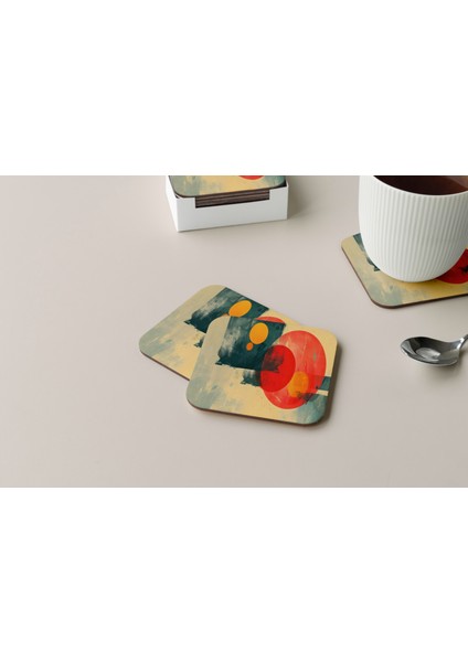 Dekoratif Bardak Altlığı Circle Design 432