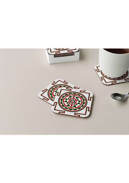 Dekoratif Bardak Altlığı Yogo Pozları 17