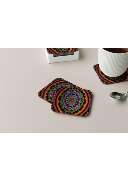 Dekoratif Bardak Altlığı Yogo Pozları 81