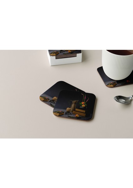 Dekoratif Bardak Altlığı Çiçekler 110