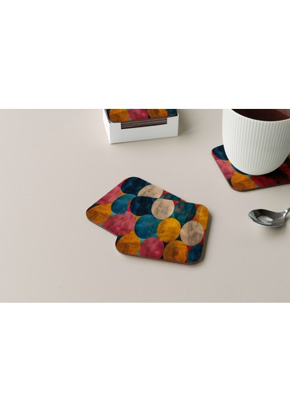 Dekoratif Bardak Altlığı Circle Design 492