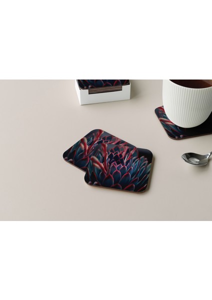 Dekoratif Bardak Altlığı Çiçekler 148