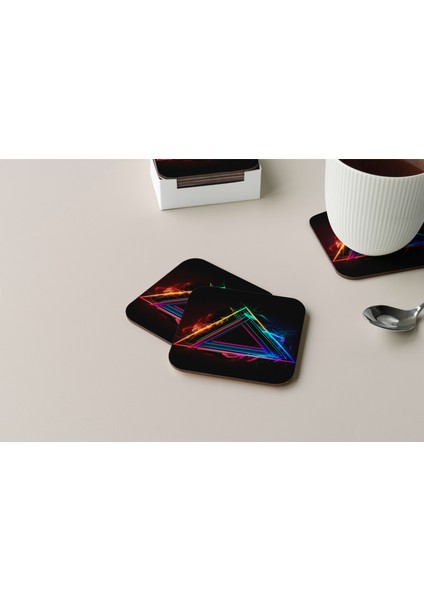 Dekoratif Bardak Altlığı Minimal Desen 111