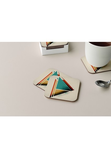 Dekoratif Bardak Altlığı Minimal Desen 113