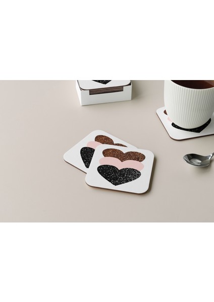 Dekoratif Bardak Altlığı Minimal Desen 141