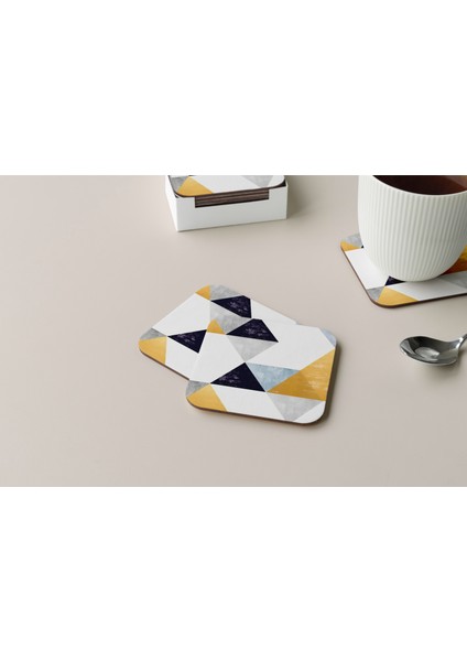Dekoratif Bardak Altlığı Minimal Desen 160