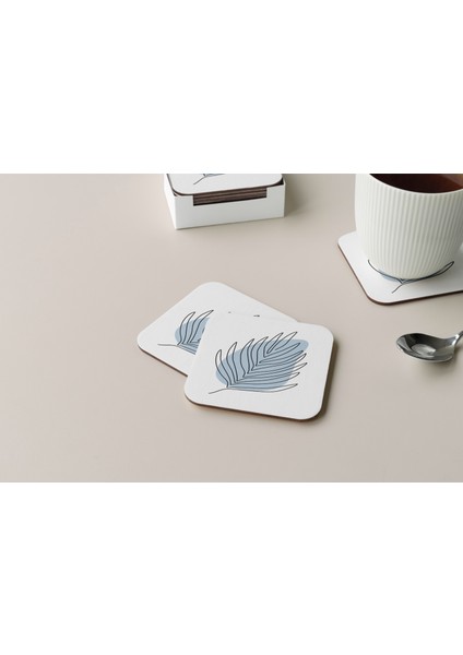 Dekoratif Bardak Altlığı Minimal Desen 166