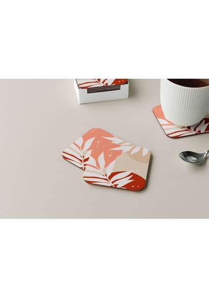 Dekoratif Bardak Altlığı Minimal Desen 54