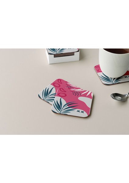 Dekoratif Bardak Altlığı Minimal Desen 78