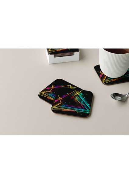 Dekoratif Bardak Altlığı Minimal Desen 109