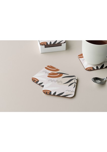 Dekoratif Bardak Altlığı Minimal Desen 239