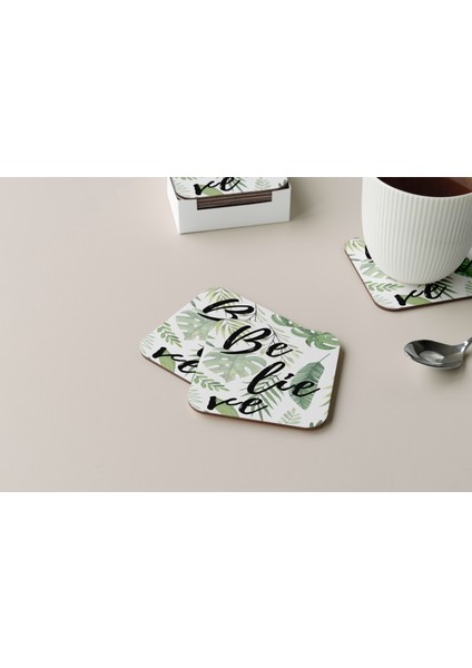 Dekoratif Bardak Altlığı Minimal Desen 145