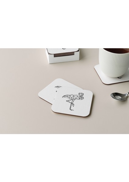 Dekoratif Bardak Altlığı Minimal Desen 157