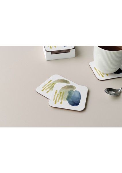 Dekoratif Bardak Altlığı Minimal Desen 304