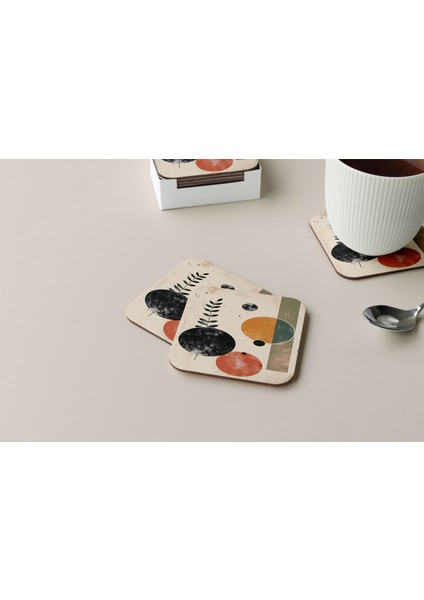 Dekoratif Bardak Altlığı Minimal Desen 322