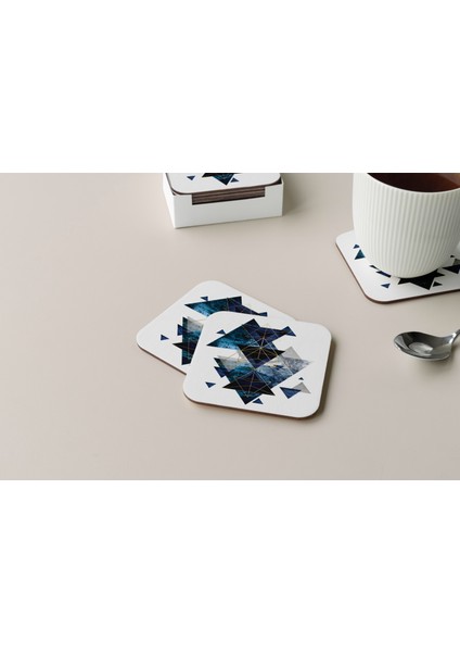 Dekoratif Bardak Altlığı Minimal Desen 172