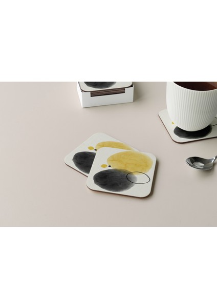 Dekoratif Bardak Altlığı Minimal Desen 260