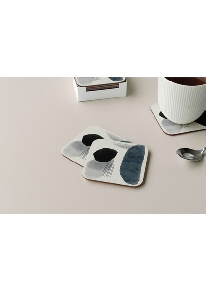 Dekoratif Bardak Altlığı Minimal Desen 307