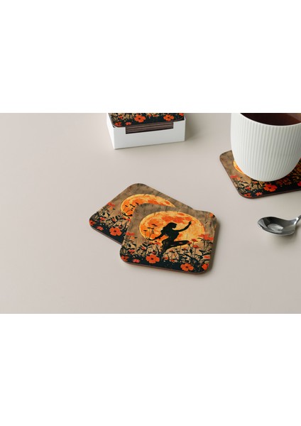 Dekoratif Bardak Altlığı Yogo Pozları 40