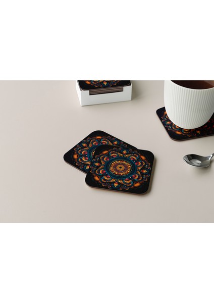 Dekoratif Bardak Altlığı Yogo Pozları 80