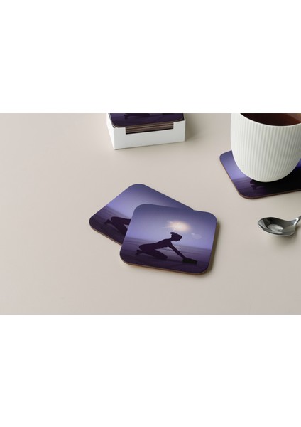 Dekoratif Bardak Altlığı Yogo Pozları 13