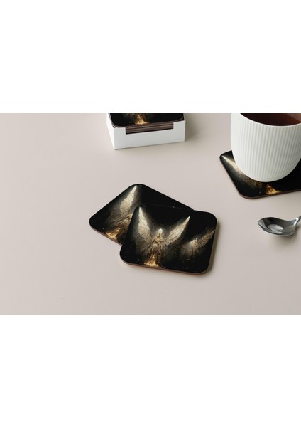 Dekoratif Bardak Altlığı Yogo Pozları 39