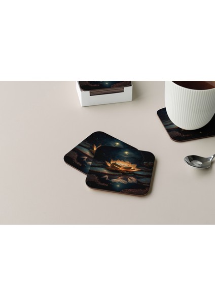 Dekoratif Bardak Altlığı Yogo Pozları 106