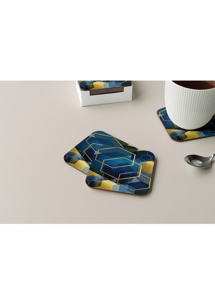 Dekoratif Bardak Altlığı Minimal Desen 314