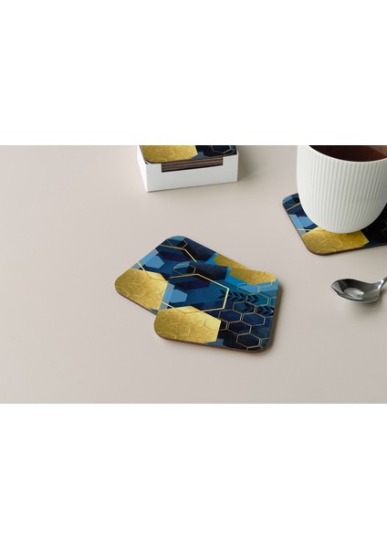 Dekoratif Bardak Altlığı Minimal Desen 315