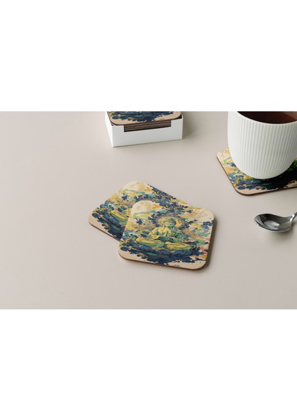 Dekoratif Bardak Altlığı Yogo Pozları 190