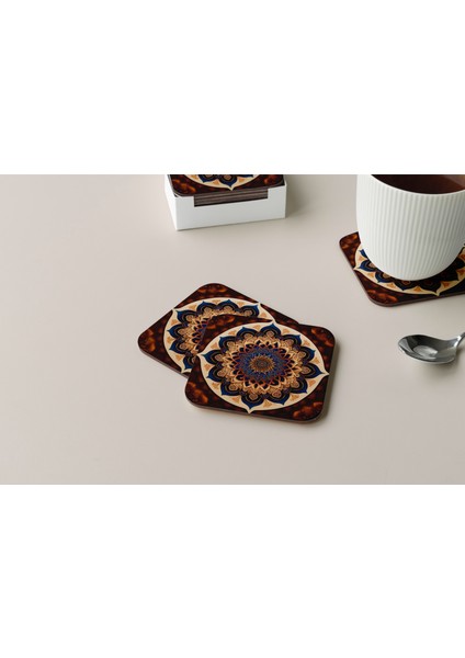 Dekoratif Bardak Altlığı Yogo Pozları 203