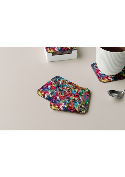 Dekoratif Bardak Altlığı Minimal Desen 183