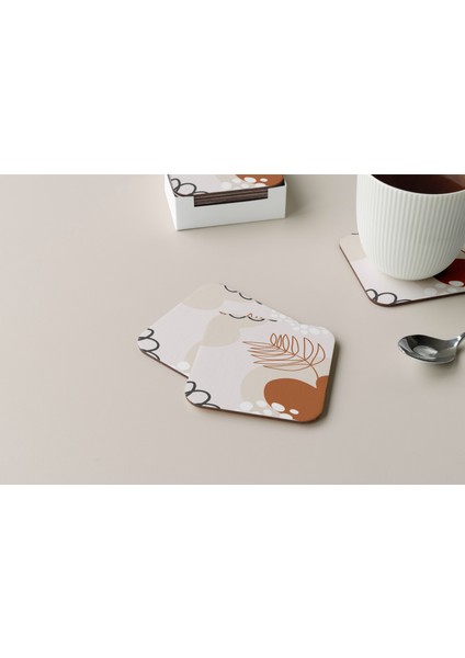 Dekoratif Bardak Altlığı Minimal Desen 241