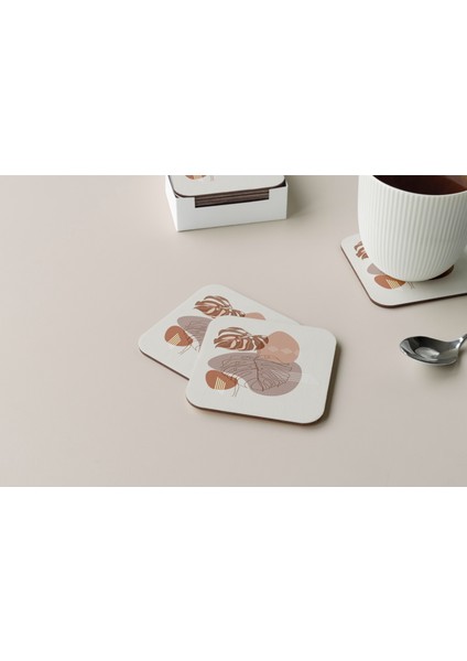 Dekoratif Bardak Altlığı Minimal Desen 299