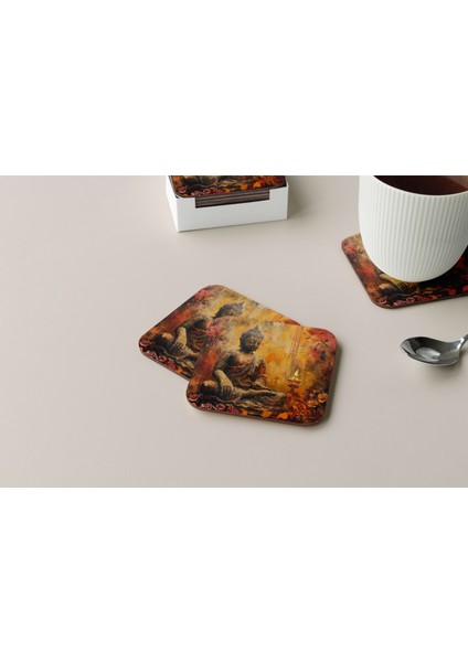 Dekoratif Bardak Altlığı Yogo Pozları 41