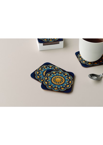 Dekoratif Bardak Altlığı Yogo Pozları 71