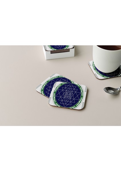 Dekoratif Bardak Altlığı Yogo Pozları 14