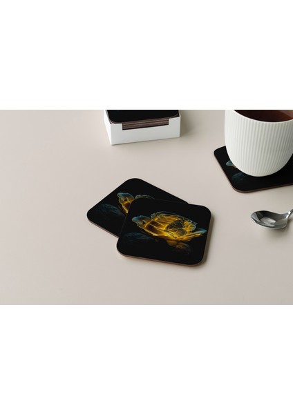 Dekoratif Bardak Altlığı Yogo Pozları 73