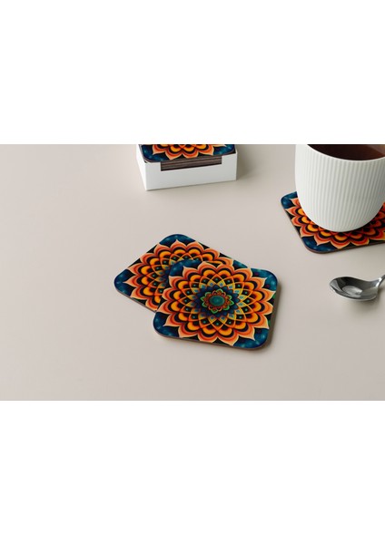 Dekoratif Bardak Altlığı Yogo Pozları 83