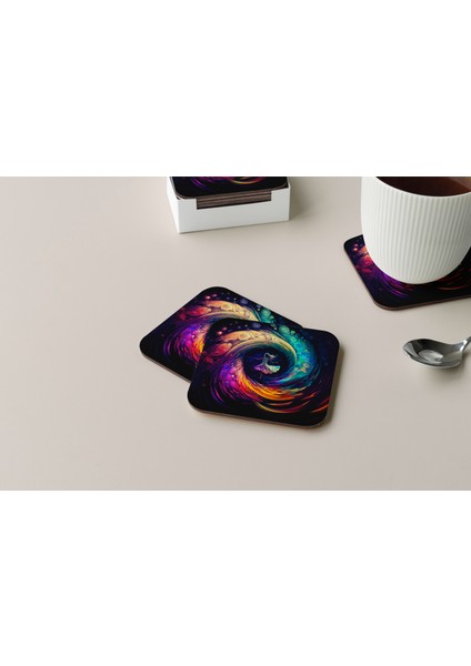 Dekoratif Bardak Altlığı Yogo Pozları 98