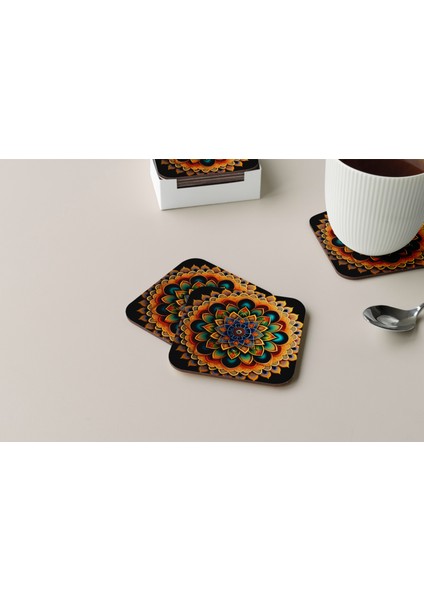 Dekoratif Bardak Altlığı Yogo Pozları 107