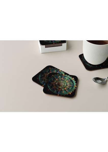 Dekoratif Bardak Altlığı Yogo Pozları 146