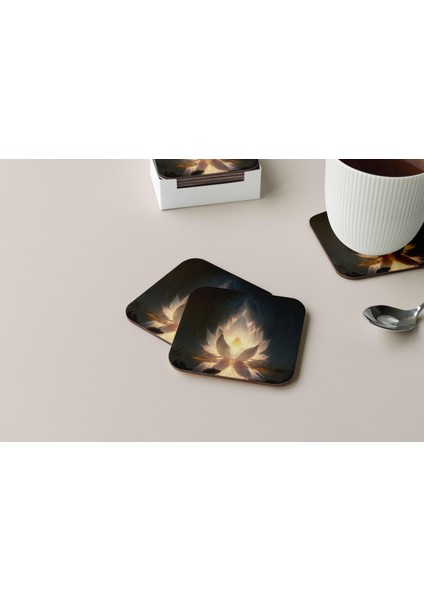 Dekoratif Bardak Altlığı Yogo Pozları 54