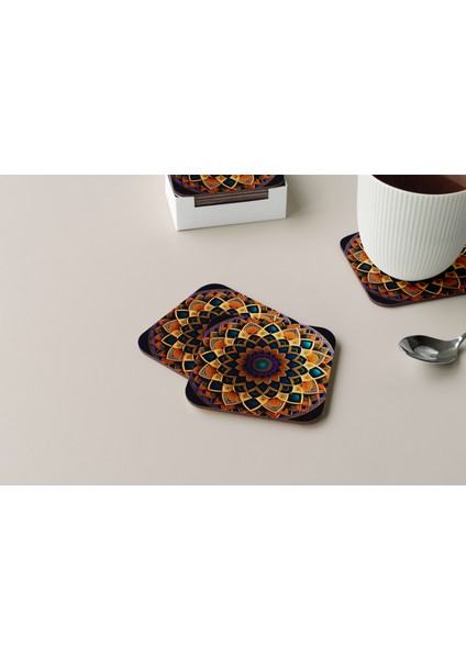 Dekoratif Bardak Altlığı Yogo Pozları 56