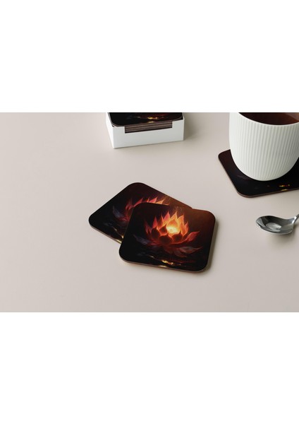 Dekoratif Bardak Altlığı Yogo Pozları 57