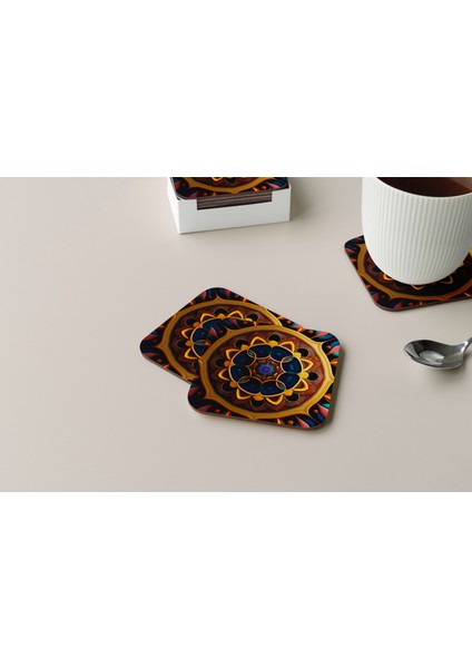 Dekoratif Bardak Altlığı Yogo Pozları 74