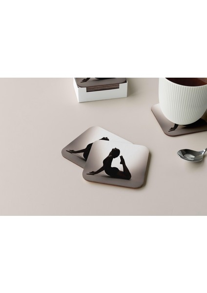 Dekoratif Bardak Altlığı Yogo Pozları 147