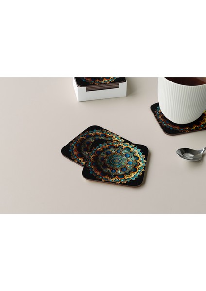 Dekoratif Bardak Altlığı Yogo Pozları 149